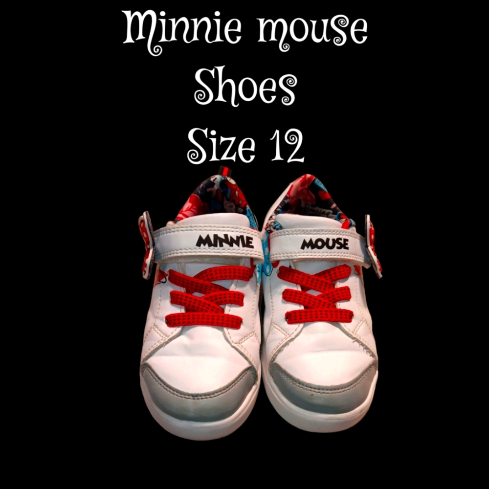 Girls Minnie mouse shoes